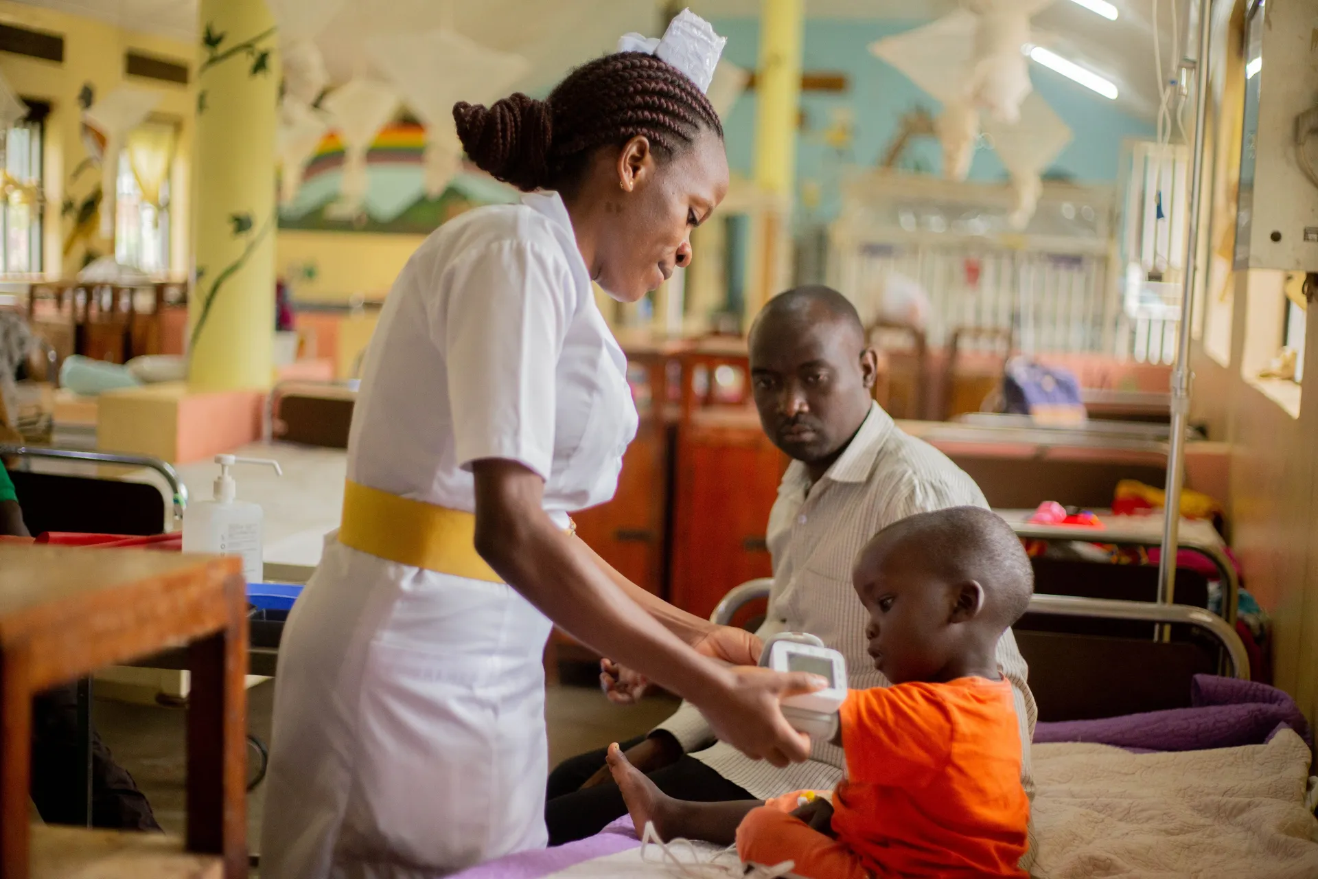 Community health workers at a local facility